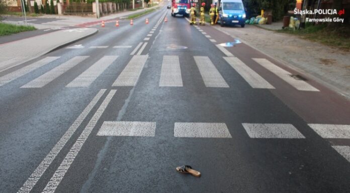 Wypadek w centrum Tarnowskich Gór