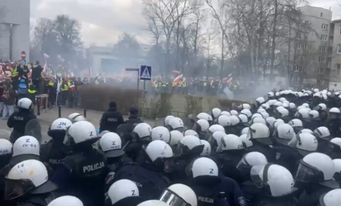 Protest rolników w Warszawie